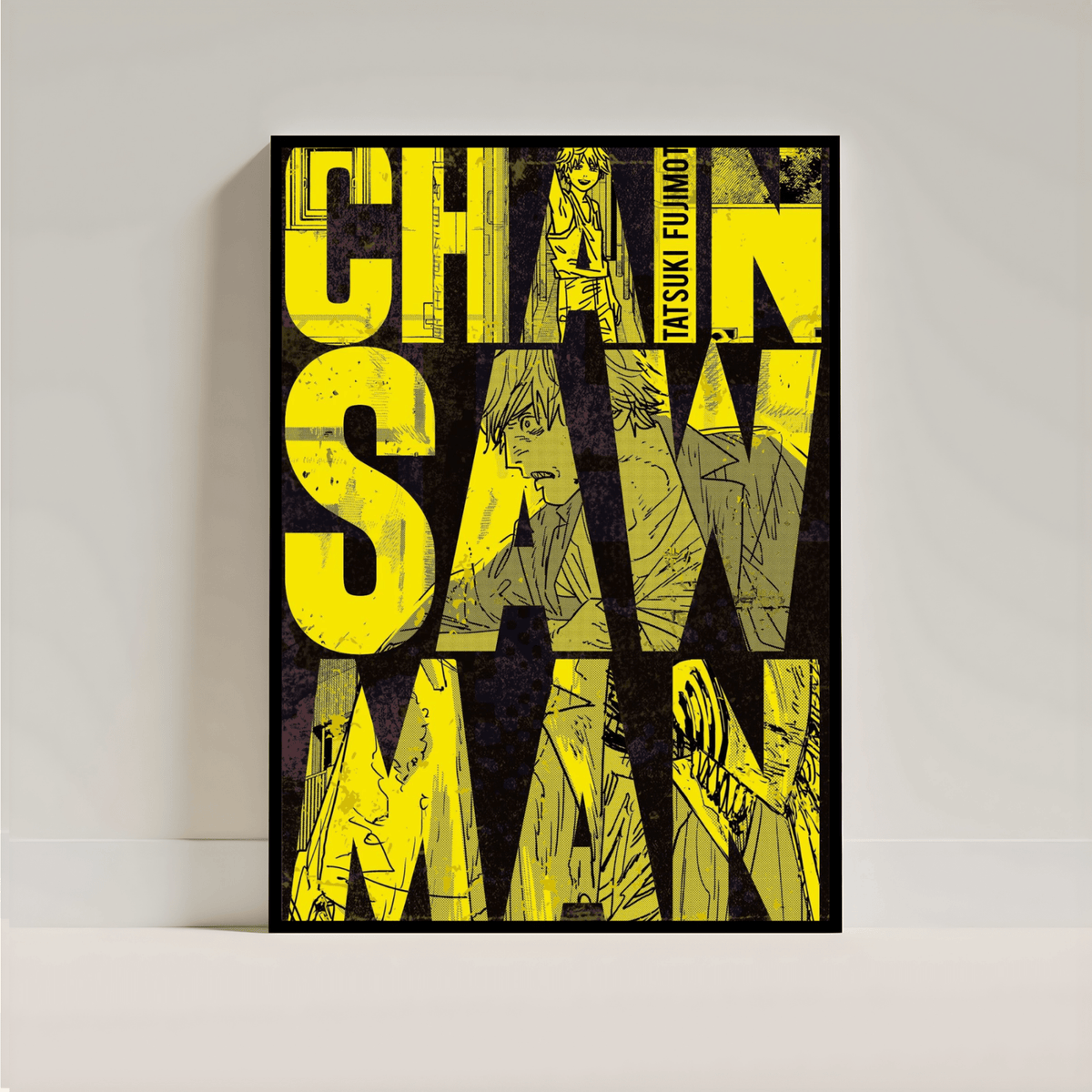 Chainsaw Man Poster | Anime Wall Art | Aesthetic Manga Room Decor Print - Inkspire