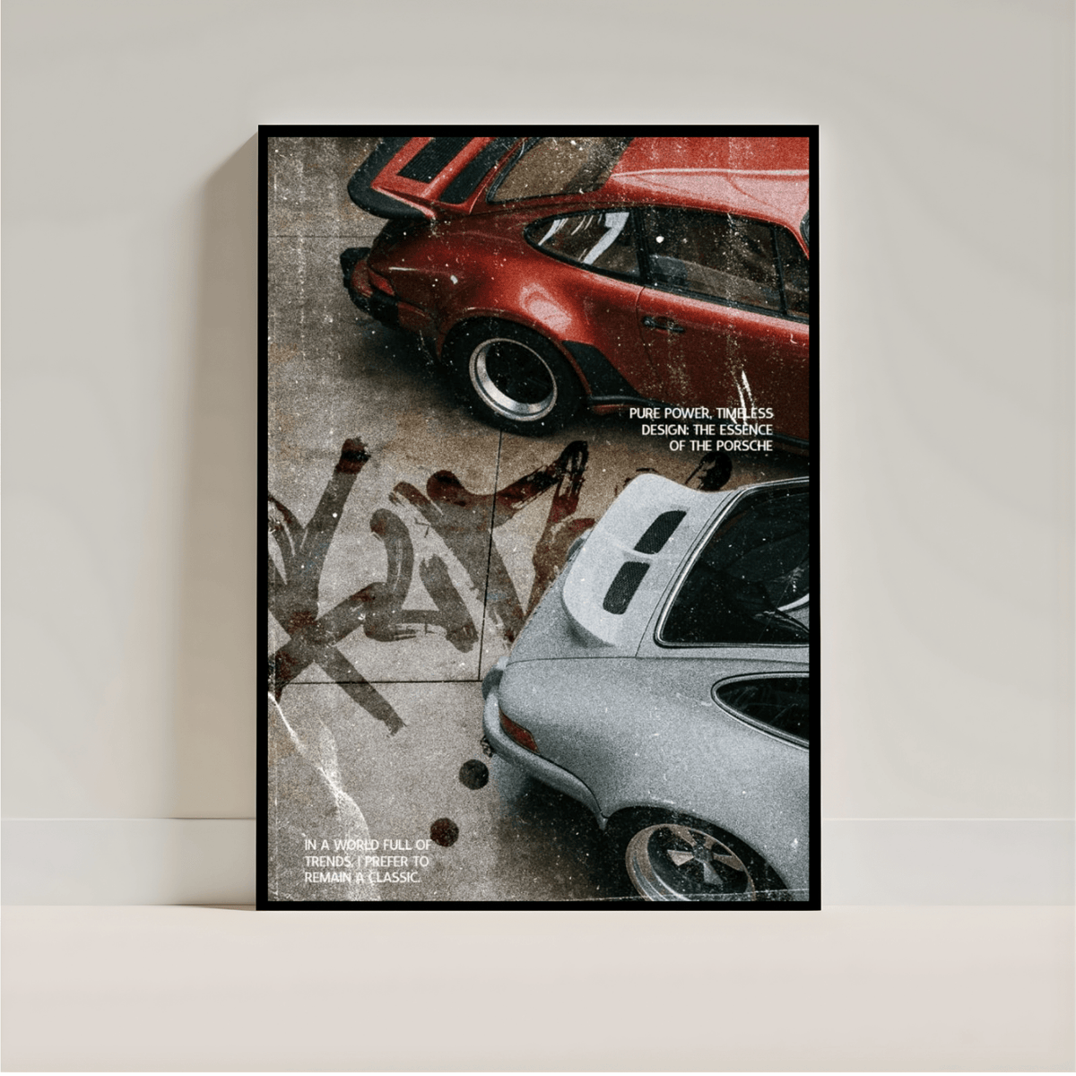 Porsche Wall Art Poster | Luxury Car Print | Aesthetic Automotive Room Deco - Inkspire