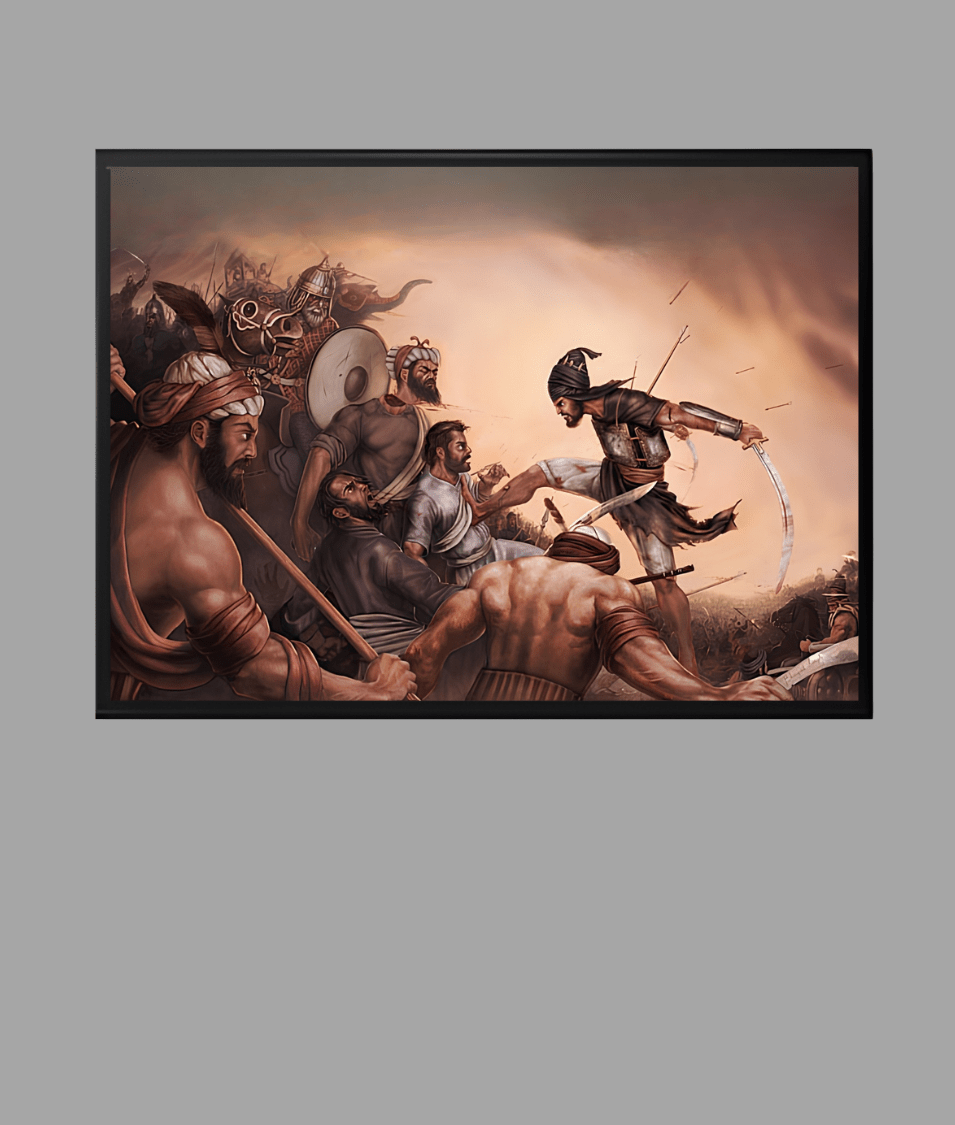sikh battle art - Inkspire