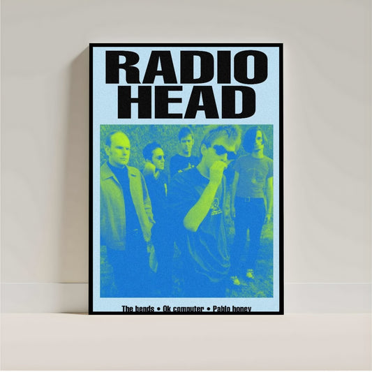 Radiohead Poster – Alternative Rock Wall Art for Bedroom & Studio