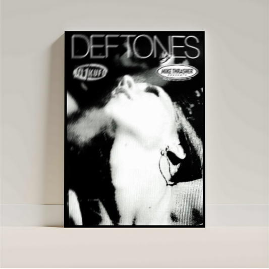 Deftones Poster | Alternative Aesthetic Wall Art | Dark Room Decor Print