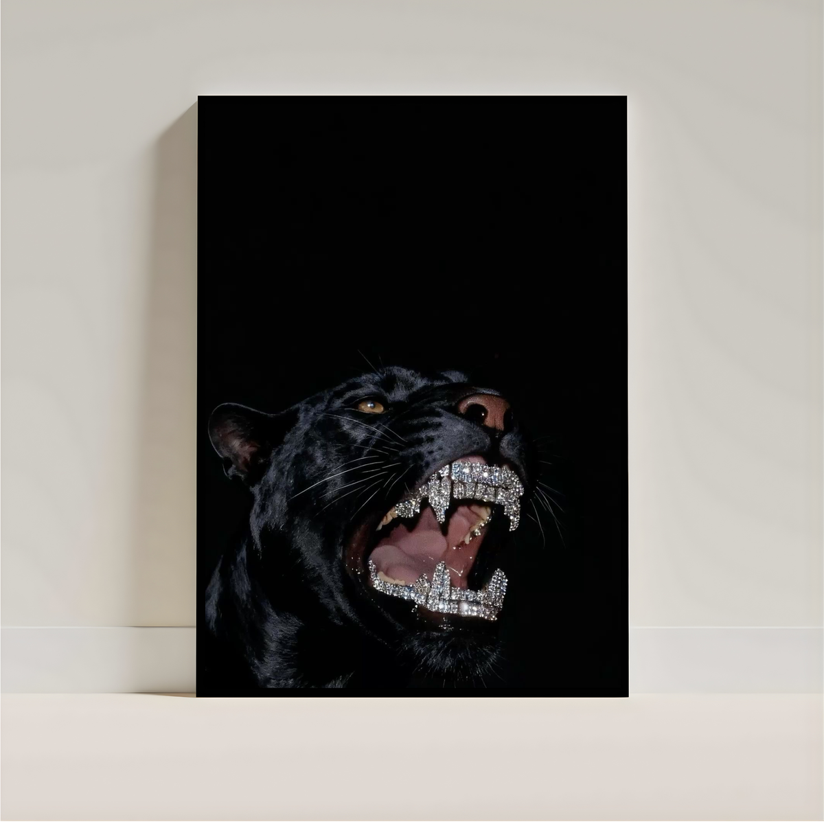 Panther Poster | Luxury Animal Wall Art | Dark Aesthetic Room Decor