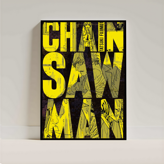 Chainsaw Man Poster | Anime Wall Art | Aesthetic Manga Room Decor Print