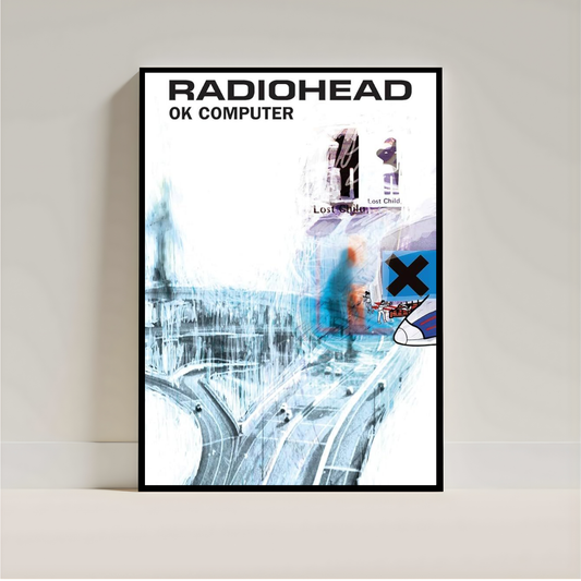 Radiohead Poster – Alternative Rock Wall Art for Bedroom & Studio