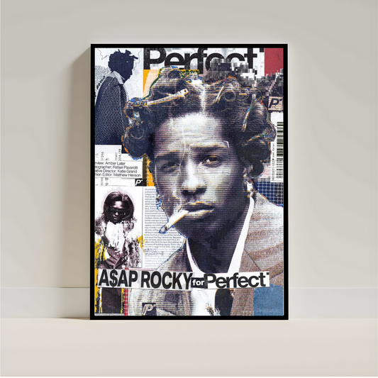A$AP Rocky Poster | Aesthetic Rap Wall Art | Streetwear Room Decor