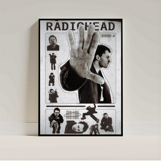 Radiohead Poster – Alternative Rock Wall Art for Bedroom & Studio