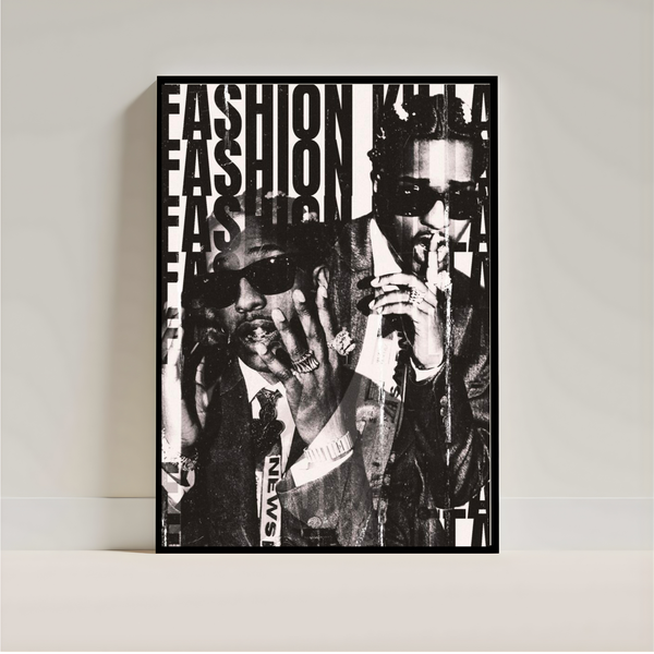 A$AP Rocky Poster | Aesthetic Rap Wall Art | Streetwear Room Decor