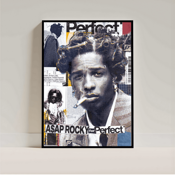 A$AP Rocky Poster | Aesthetic Rap Wall Art | Streetwear Room Decor - Inkspire