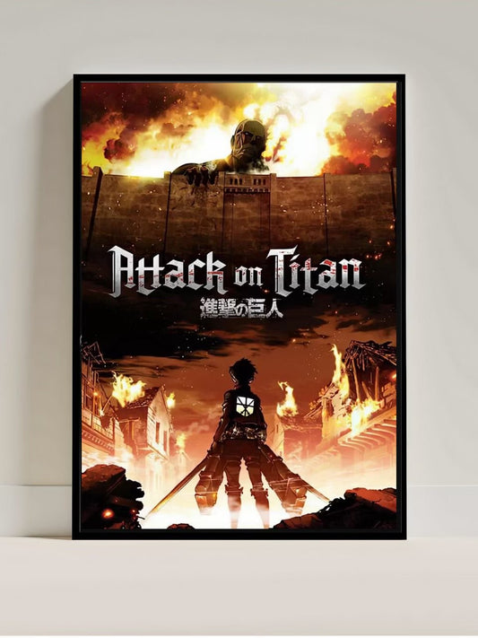 Attack on Titan Poster – Anime Wall Art for Bedroom & Gaming Room - Inkspire