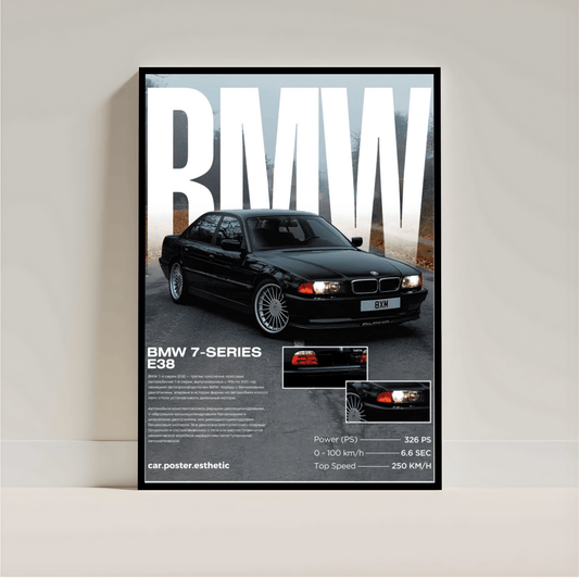 BMW Poster – Luxury Car Wall Art for Bedroom & Office - Inkspire