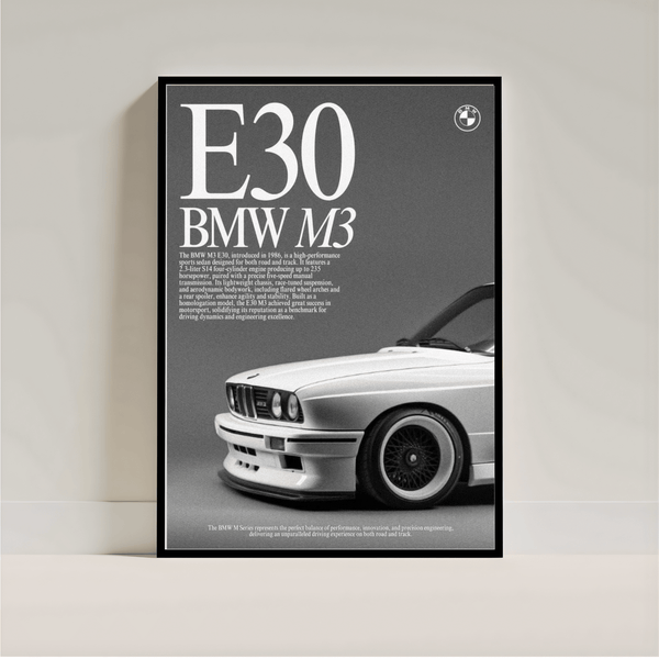 BMW Poster – Luxury Car Wall Art for Bedroom & Office - Inkspire