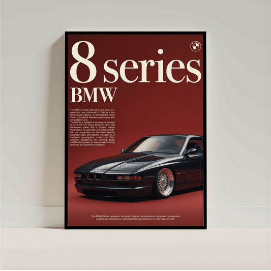 BMW Poster – Luxury Car Wall Art for Bedroom & Office - Inkspire