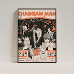 Chainsaw Man Poster | Anime Wall Art | Aesthetic Manga Room Decor Print - Inkspire