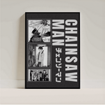 Chainsaw Man Poster | Anime Wall Art | Aesthetic Manga Room Decor Print - Inkspire