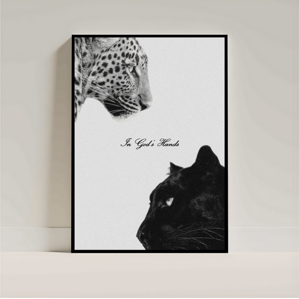 leopard & Panther Poster | Luxury Animal Wall Art | Dark Aesthetic Room Decor - Inkspire