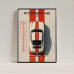 Porsche Wall Art Poster | Luxury Car Print | Aesthetic Automotive Room Deco - Inkspire