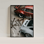 Porsche Wall Art Poster | Luxury Car Print | Aesthetic Automotive Room Deco - Inkspire