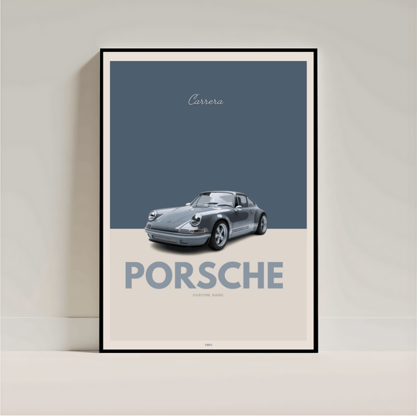 Porsche Wall Art Poster | Luxury Car Print | Aesthetic Automotive Room Deco - Inkspire